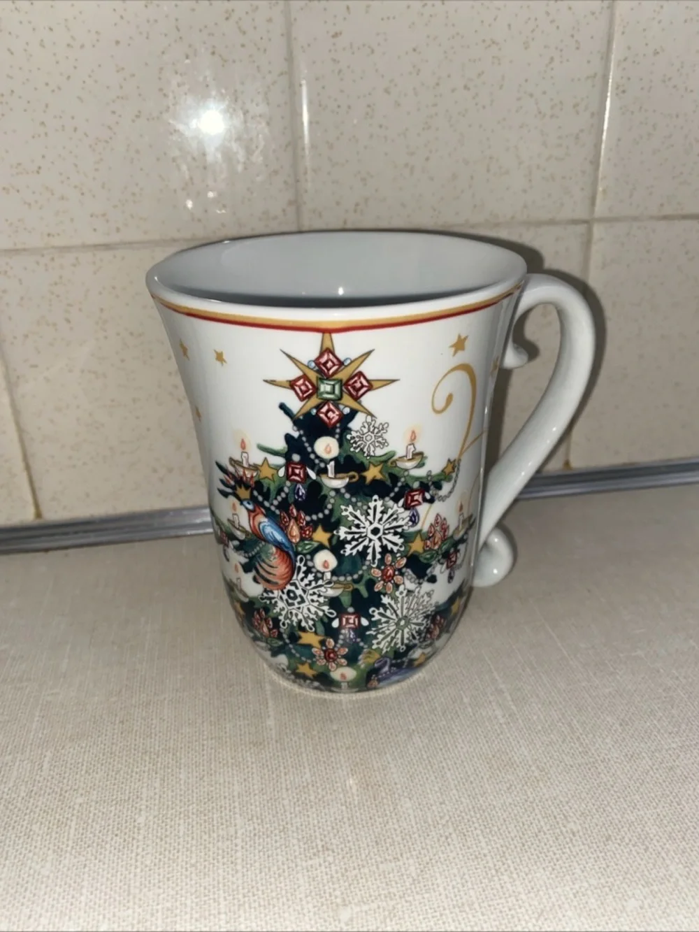 Williams Sonoma Twas The‎ Night Before Christmas Porcelain Coffee Tea Cup Mug